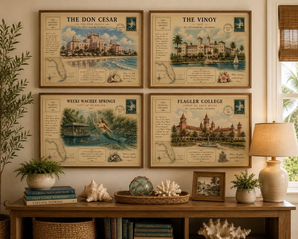 The Don CeSar “Pink Palace” St. Pete Beach Art Print – 16×12
