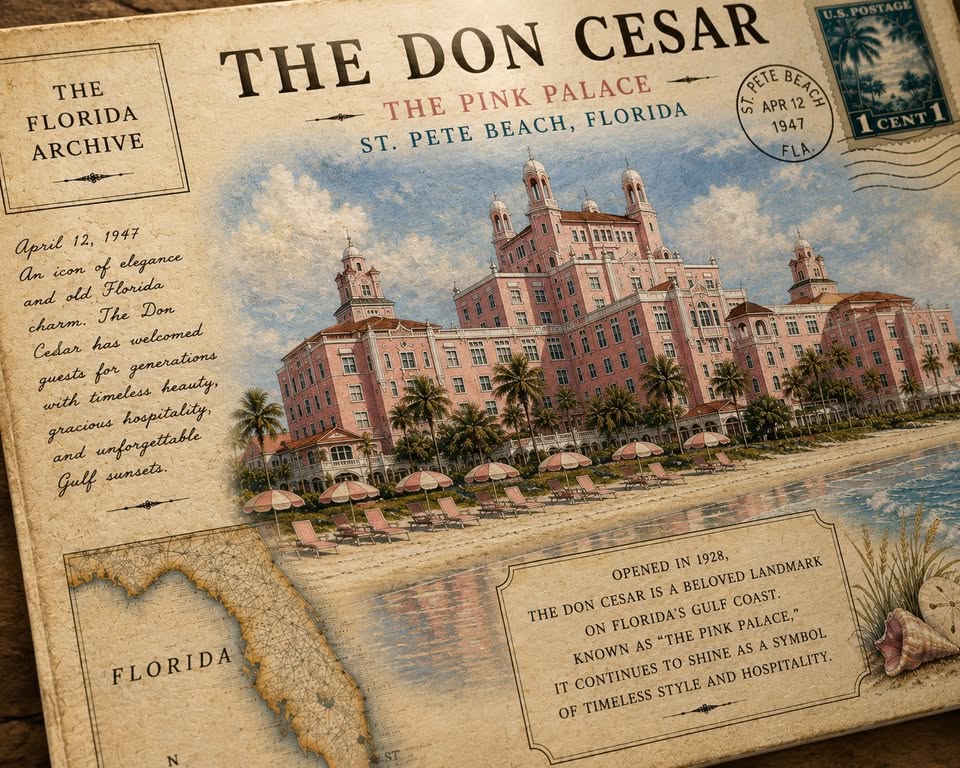The Don CeSar “Pink Palace” St. Pete Beach Art Print – 16×12