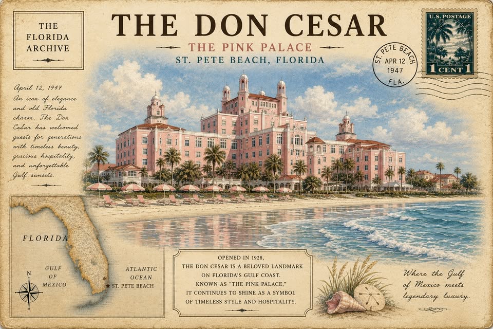 The Don CeSar “Pink Palace” St. Pete Beach Art Print – 16×12